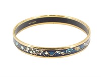 Hermes Enamel Bangle Bracelet