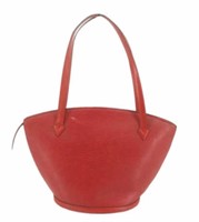 Louis Vuitton Red Saint Jacques Shopping Tote