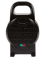 PowerXL ThickStuffed Waffle Maker 7in AntiOverflow