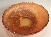 Fenton Marigold Coral Bowl