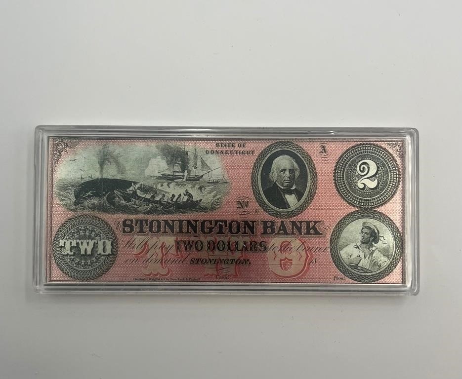 Four Oz Silver Bars, Obsolete Note Printed Designs