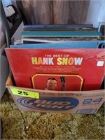 BOX LOT RECORDS - HANK SNOW- & OTHERS