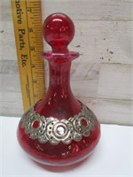 RUBY RED PERFUME DECANTER