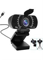 Webcam, Plug and Play USB Webcam 1080p with
