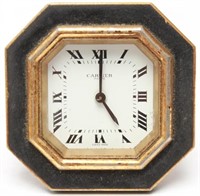 Cartier Swiss Travel Alarm Clock, Vintage