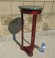 Marble Top Plant Stand 27.5" High