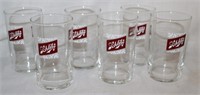 6 Schlitz Small Beer Glasses