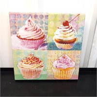 Wall hanging cupcakes