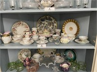 Shelf of Fine China & Miscellaneous