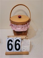 Longaberger Basket 1995 Tall Fruit