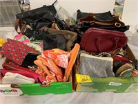 2 FLATS OF LADIES PURSES OF ALL KINDS