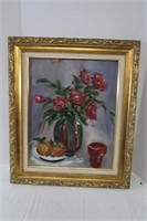 Oil Painting w/Ornate Frame-22"x26"