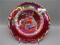 Contemporary Pony plate- Red LeVay