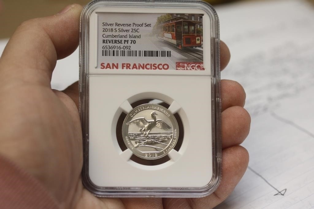 NGC Graded 2018 - S Silver Quarter