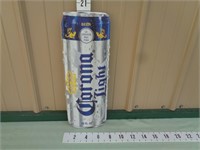 Corona Light Metal Sign