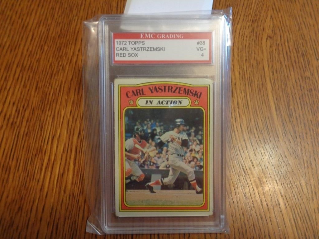 1972 Topps #38 Card Carl Yastrzemski "Red Sox"
