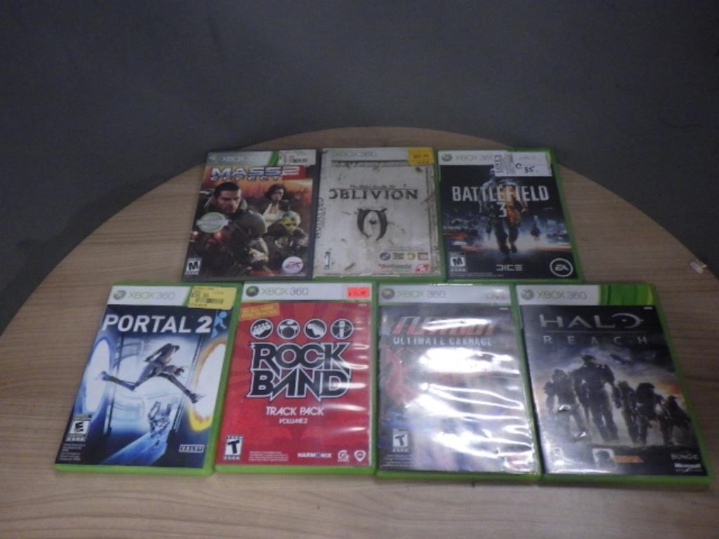 7 XBOX 360 GAMES *SEE BELOW*