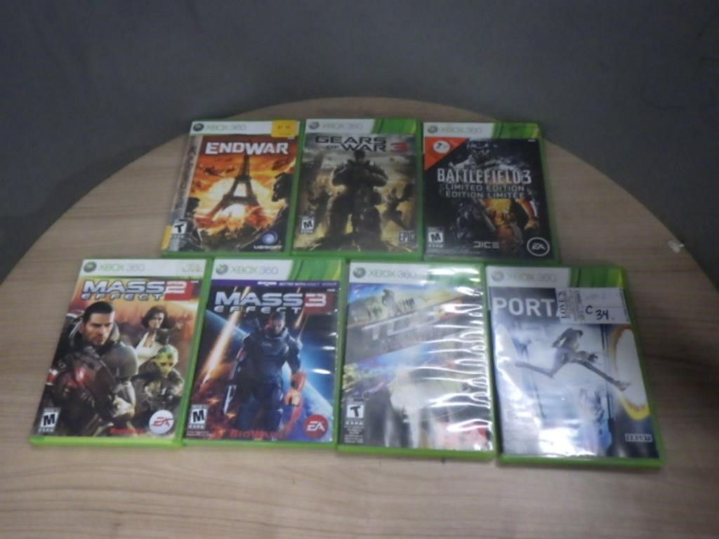 7 XBOX 360 GAMES *SEE BELOW*