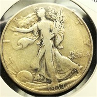 1937 Walking Liberty 50c