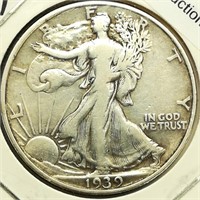 1939 Walking Liberty 50c