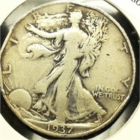 1937 S Walking Liberty 50c