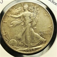 1938 Walking Liberty 50c