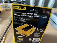 Unused Quick Clamp Power Bar