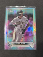 Matt Olson Sonic Aqua Pink Pulse numbered /199