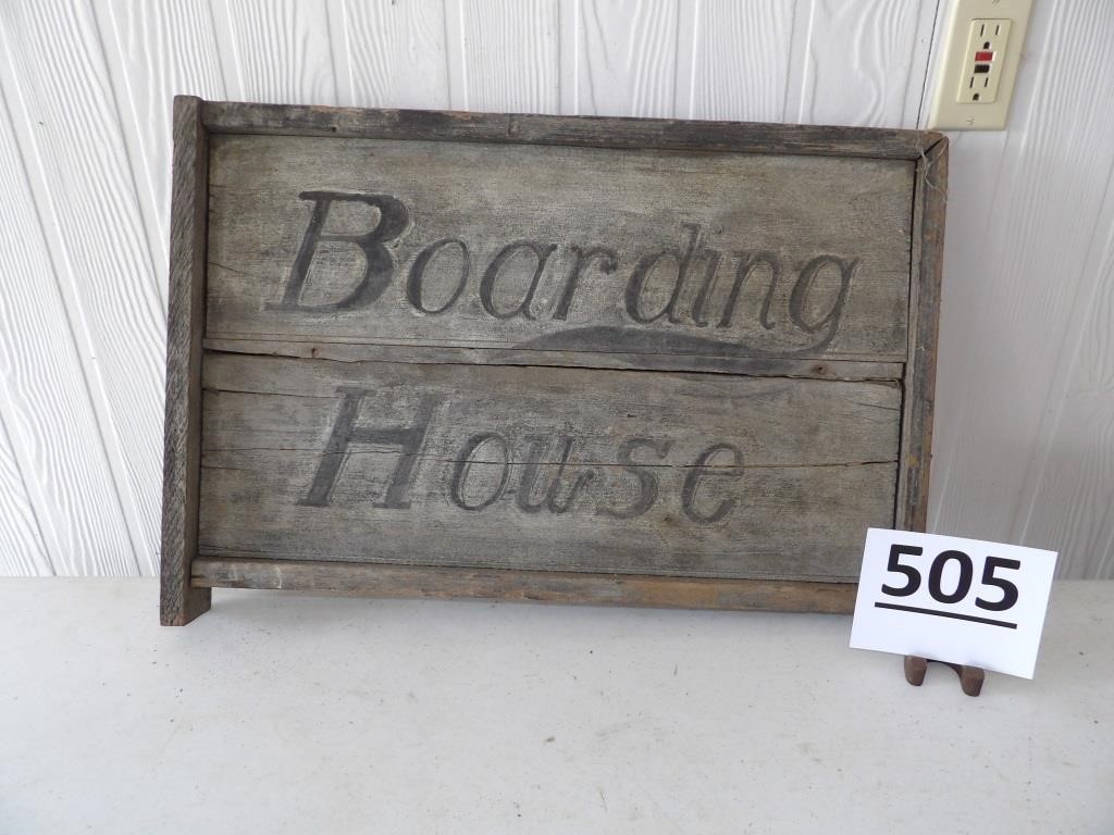 Boarding House Trade Sign