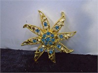 Gerry's 2" Rhinestone Starburst Brooch