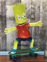 Bart Simpson 34" mache sculpture