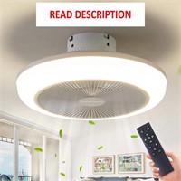 18 Bladeless Ceiling Fan Light  18 White.