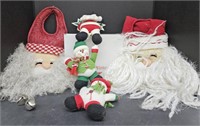 (AV) Christmas Lot Includes Santa Door Hangers,