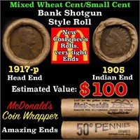 Small Cent Mixed Roll Orig Brandt McDonalds Wrappe