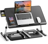 SAIJI Laptop Bed Tray Desk, Portable Table Stand