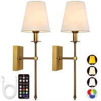 YESIE Rechargeable Battery Operated Wall Sconces