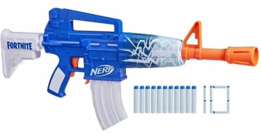 Nerf Fortnite Blue Shock Dart Blaster - NEW