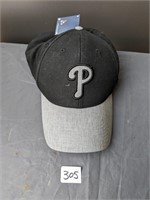 Black/Grey,Philadelphia Phillies Hat-New with Tags