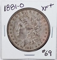1881-O  Morgan Dollar   XF+
