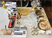 Table Deal Lot S&P Sets, Decorative Plates, Etc