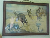 Gollings Bucking Bronc Print 17x12"