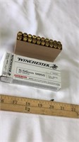 Winchester 5.56 mm M855 62 grain 20 cartridges.