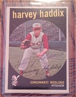 1959 Topps - Harvey Haddix #184 (Auto)