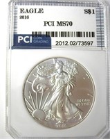 2016 Silver Eagle PCI MS70