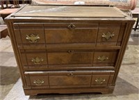 Early 1900s Walnut Victorian Small Dresser