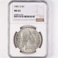 1901-O Morgan Dollar NGC MS63