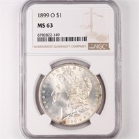 1899-O Morgan Dollar NGC MS63