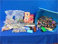 Huge Lot Of Lego Various Sets, Barbie And