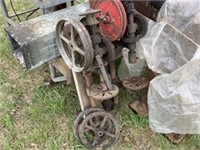 2 Antique Drill Presses - One missing some parts