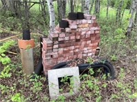 Quantity of used Bricks and chimney pieces